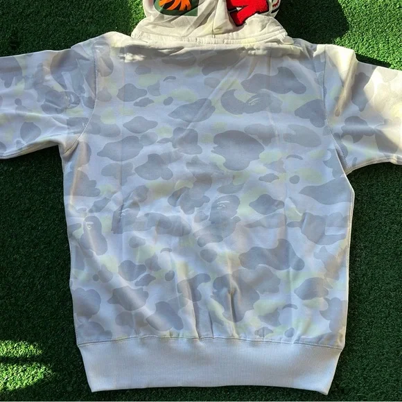 Bape Double Hoodie Space Camo Shark Full Zip